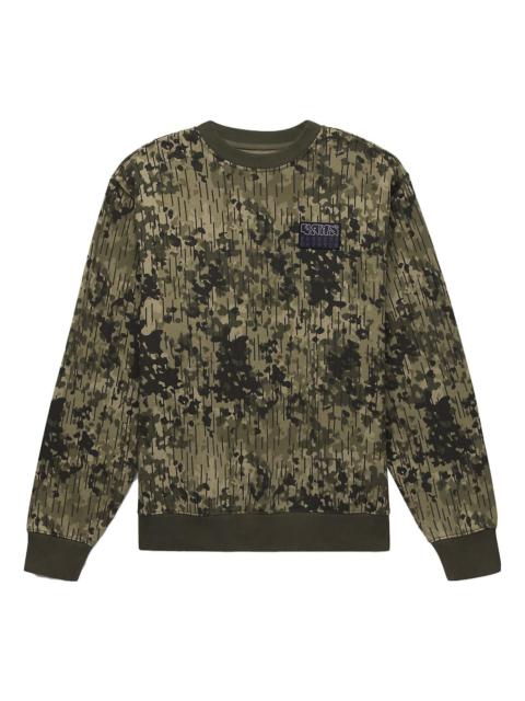 Vans Rain Camo Crew Sweatshirt 'Green' VN0008UKCBI
