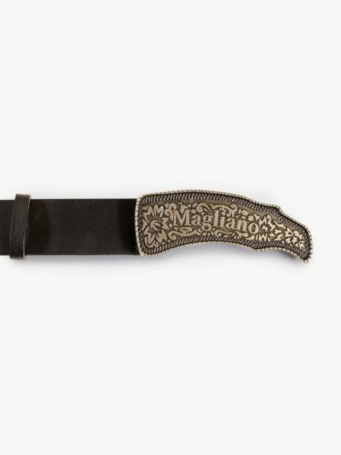 Melted Cowboy Belt Black