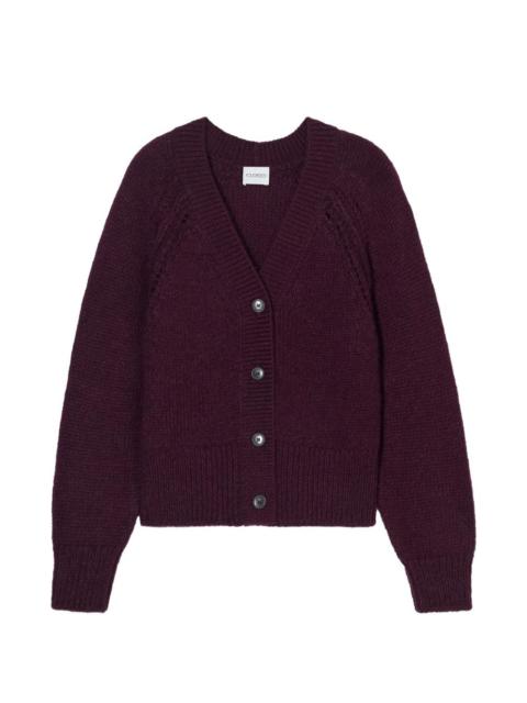 buttoned cardigan