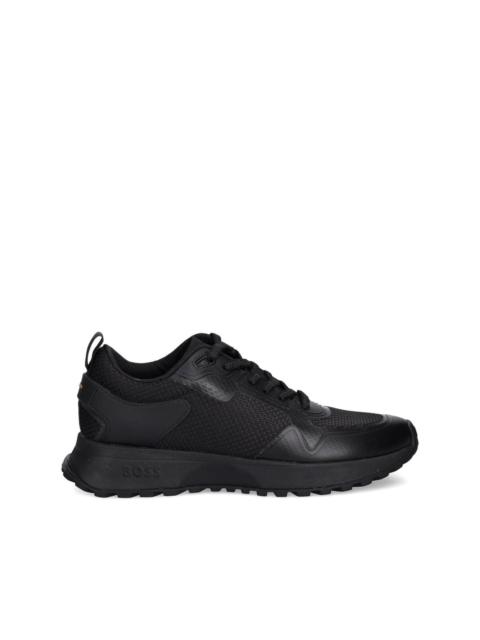 mesh panelled sneakers