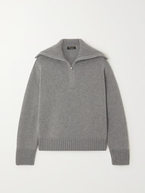 Cashmere Half-zip Sweater