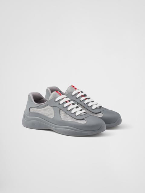 Prada America's Cup Soft rubber and bike fabric sneakers