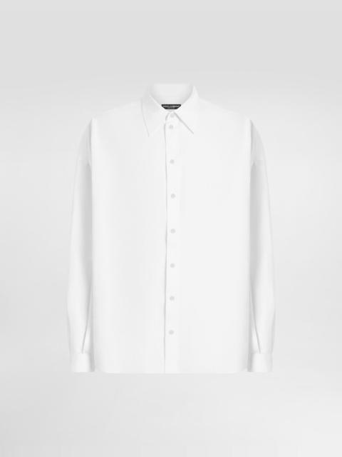 Long-sleeved linen shirt
