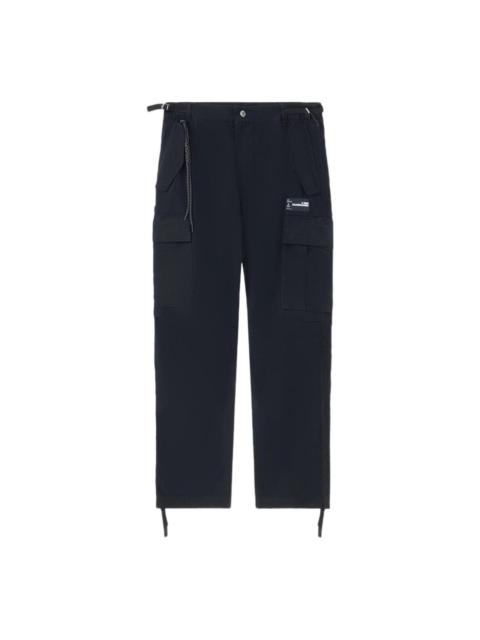 Li-Ning Skateboarding Loose Fit Straight Pants 'Black' AKXS087-2