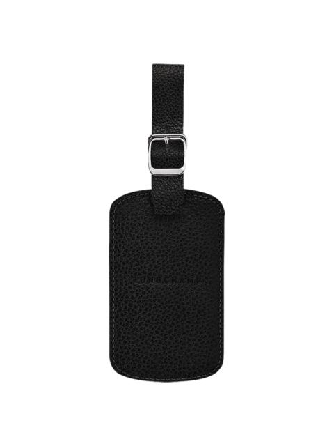 Le Foulonné Luggage tag Black - Leather