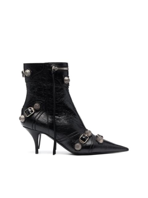 Cagole buckle-detail 70mm ankle boots