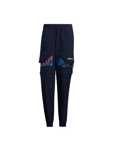 Men's adidas originals Adv Pants 2 Contrasting Colors Pocket Bundle Feet Sports Pants/Trousers/Jogge