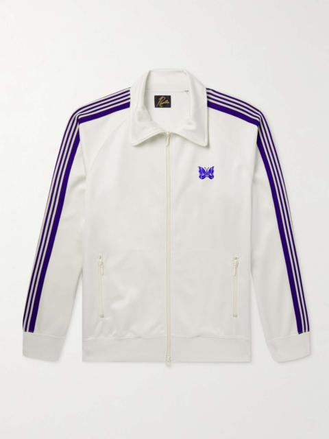 R.C. Webbing-Trimmed Jersey Track Jacket