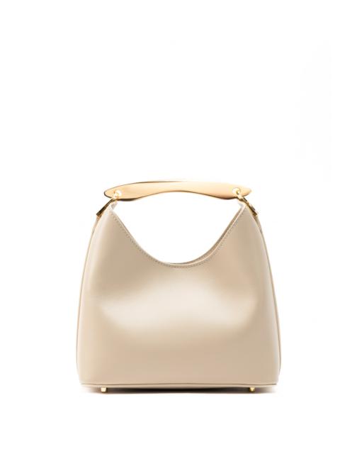 Small Boomerang Leather Sesame