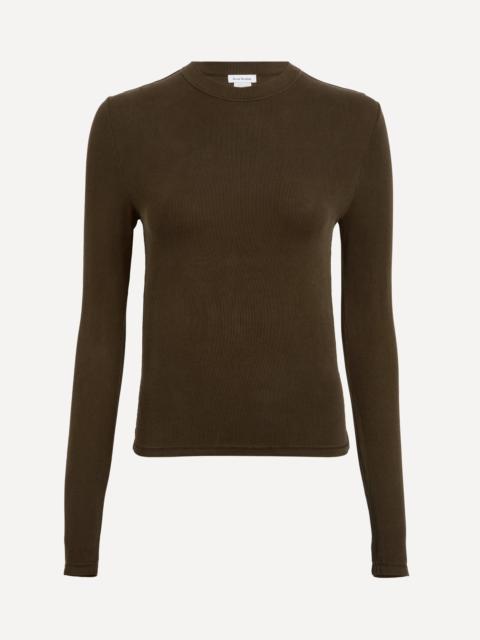 Ribbed Long Sleeve T-Shirt