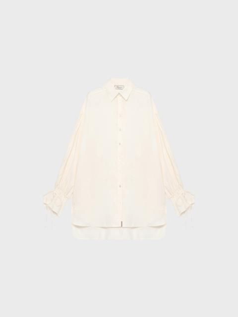 OVERSIZED SHIRT IN WASHED GABARDINE