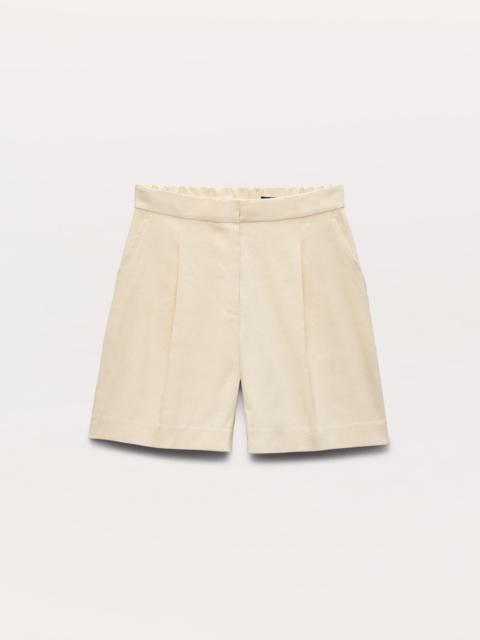 Leona Linen-Blend Shorts