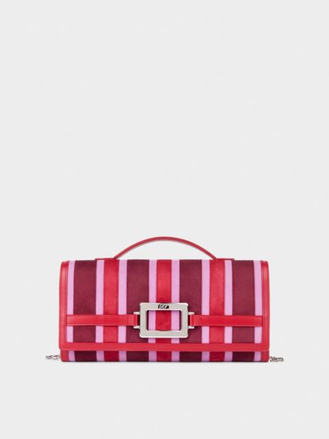 Belle Vivier Clutch in suede