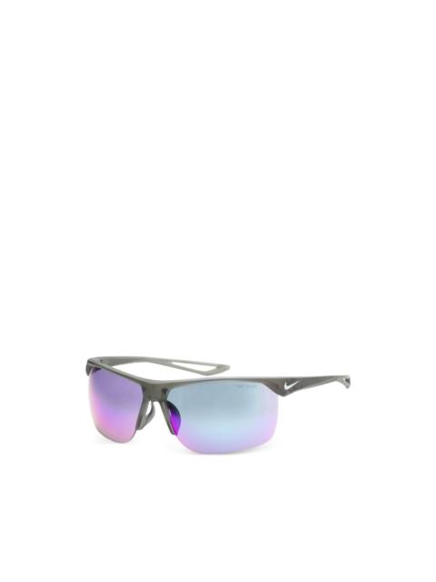 Trainer rectangular-frame sunglasses