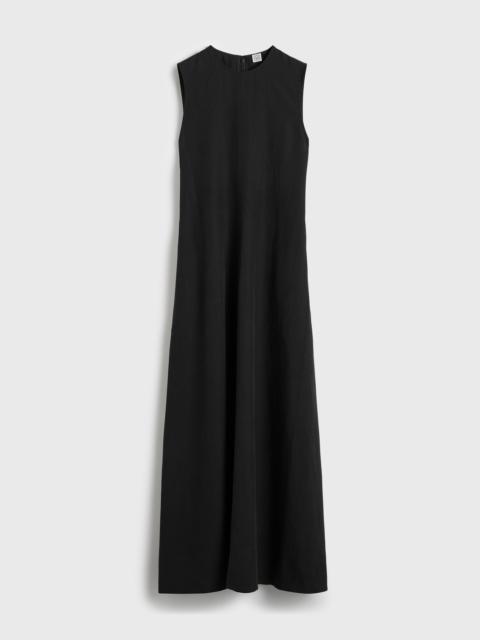 Fluid summer dress black