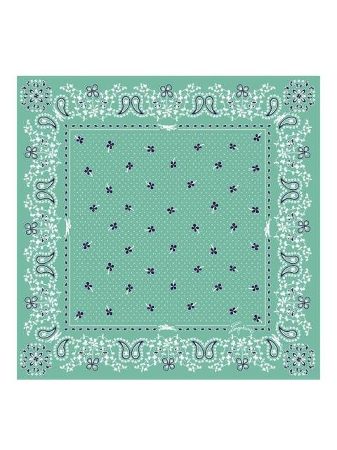 French Bandana Silk scarf 50 Mint - Silk