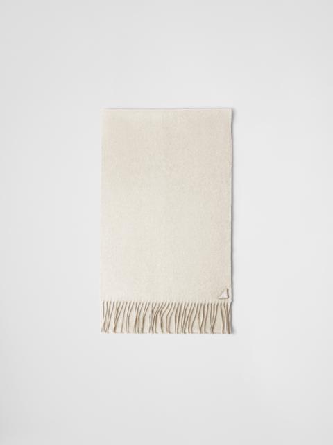 Silk and cashmere scarf