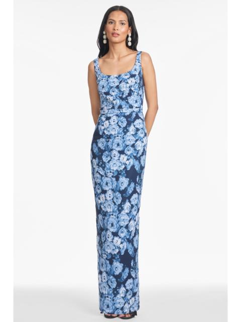 LANA GOWN - WILD SAPPHIRE ROSES