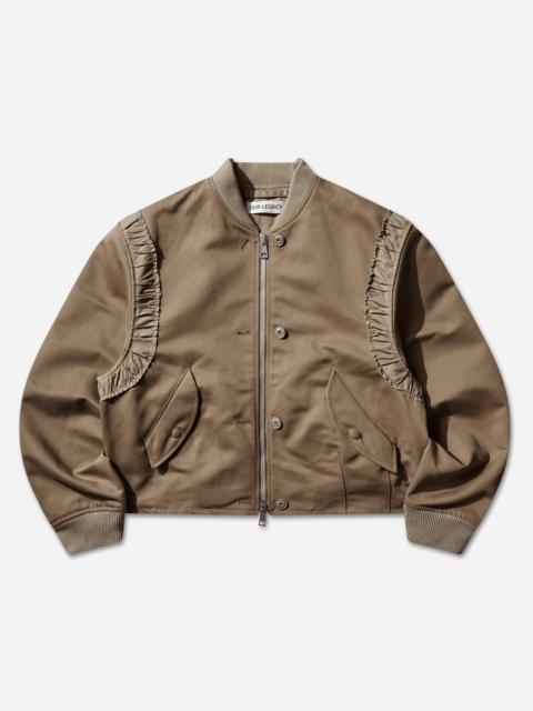 Women's Frill Bomber Jacket Kharkee