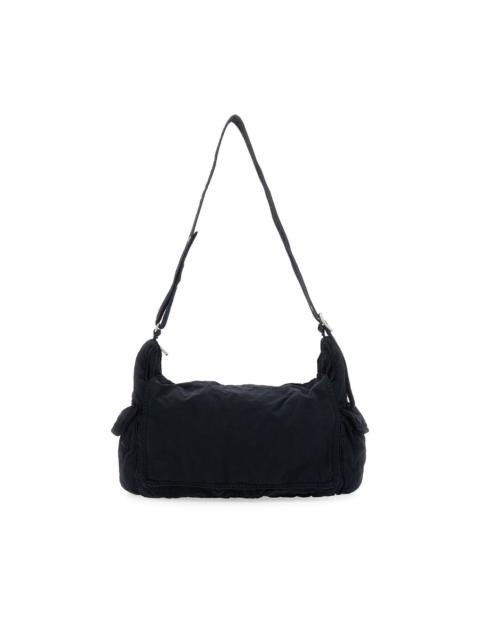 twill cargo shoulder bag