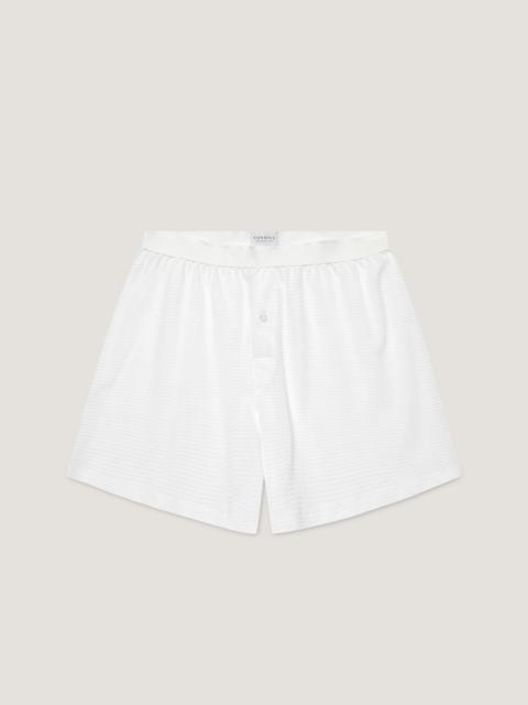 Cellular Cotton One‑Button Boxer Short