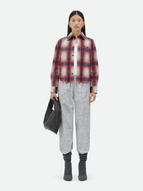 Printed Leather Check Shirt