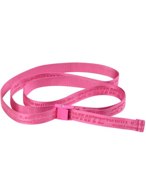OFF-WHITE Industrial Belt (SS19) Fuchsia