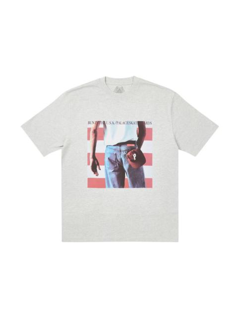 Palace Born To Bun T-shirt Grey Marl