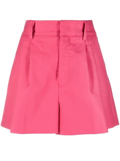 tailored high-waist shorts