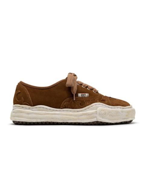 "BAKER" OG Sole Western Detail Suede Low-top Sneaker