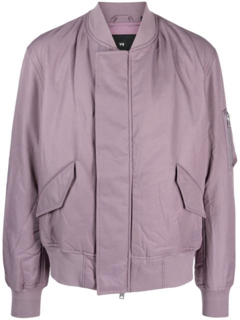 cotton-blend bomber jacket