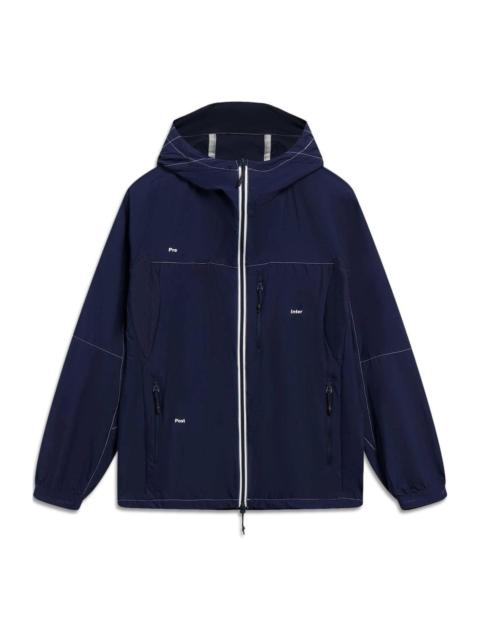 Li-Ning x Soulland Logo Windbreaker 'Midnight Navy' AFDSC79-1