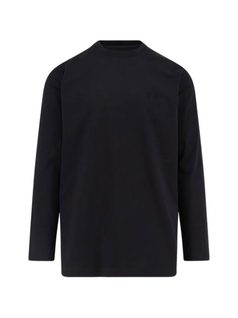 logo-print long-sleeved T-shirt