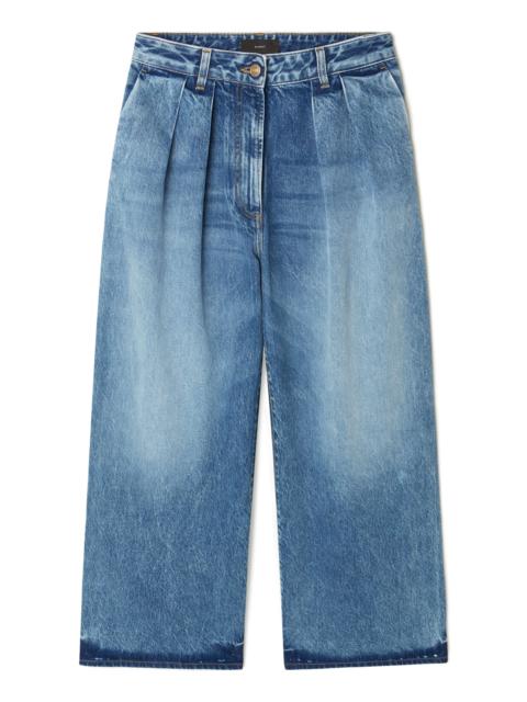 Sunny Crochet Denim Pants