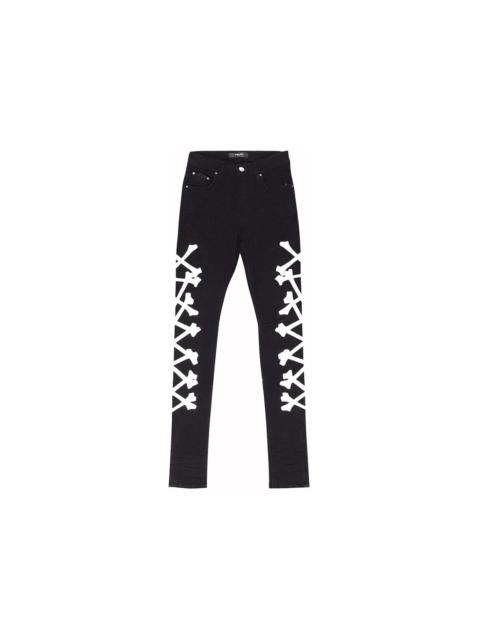 AMIRI Bones Jeans Black/Silver