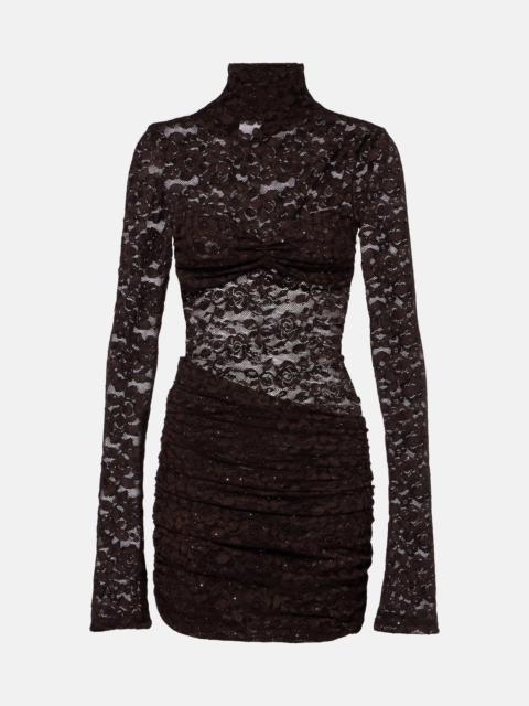 Francisca floral lace minidress