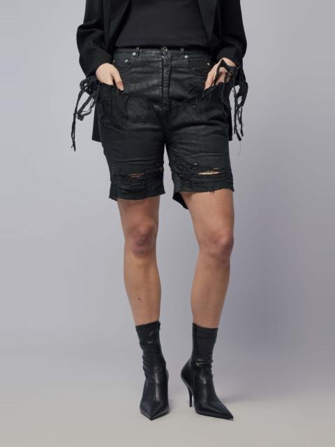 Denim Shorts - Slivered Tight Cut Offs