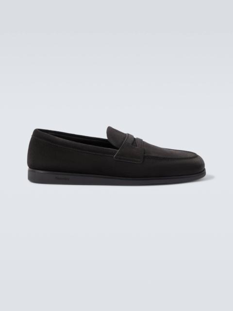 Portsmouth suede penny loafers