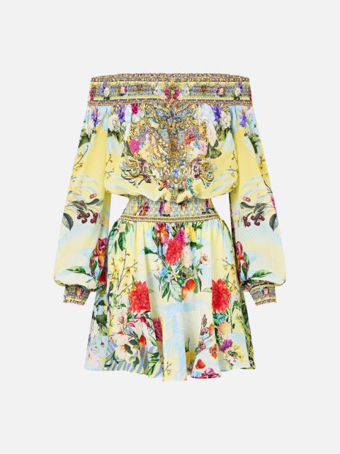 OFF SHOULDER SHORT DRESS