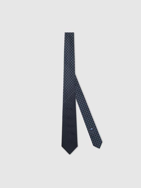 GG silk jacquard tie