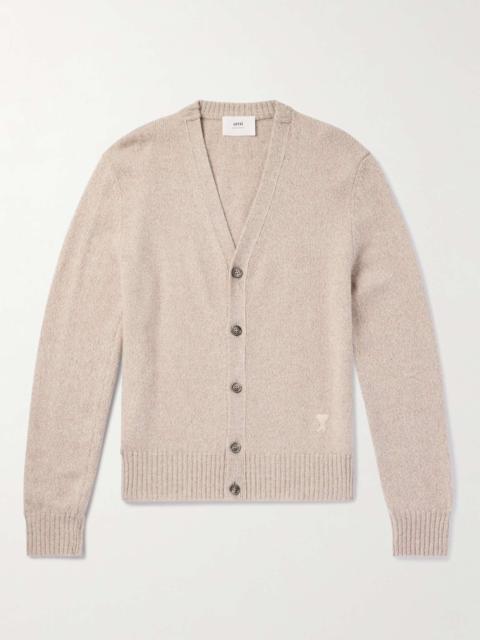 ADC Logo-Embroidered Cashmere and Wool-Blend Cardigan