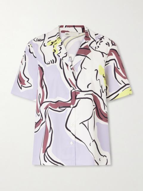 Printed Cotton-blend Shirt