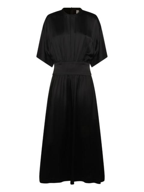 short-sleeve maxi dress