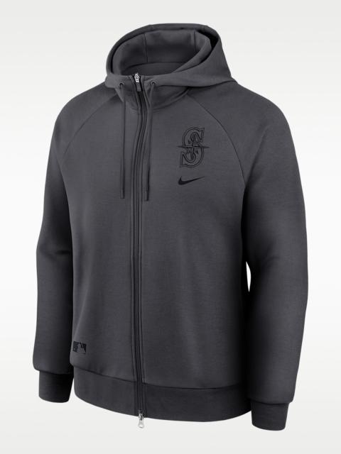 Seattle Mariners Authentic Collection Men's Nike Dri-Fit MLB Full-Zip Hoodie