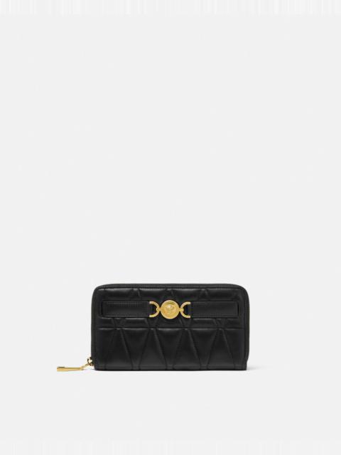 Medusa '95 Quilted Long Wallet