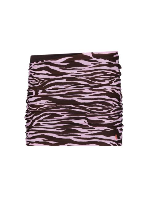 COFFEE AND PINK MINI SKIRT