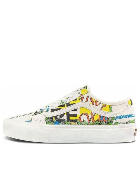 Vans Old Skool Eco Theory Tapered 'White Yellow Black' VN0A54F4ARG
