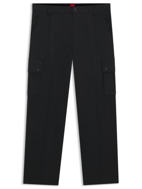 RELAXED-FIT TROUSERS WITH CARGO STYLING