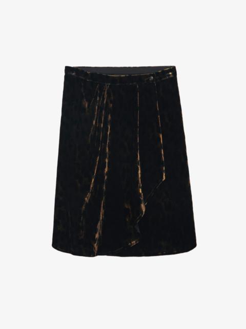 Jerry Velvet Skirt