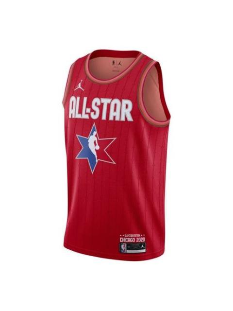 Air Jordan NBA Swingman Jersey All-Star Edition NBA2020 Jersey For Men Red CJ1063-666